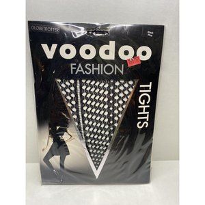 Voodoo Fashion Tights Globetrotter Edgy Legwear Size Plus Color Black NOS